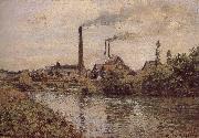 Camille Pissarro Metaponto factory Schwarz oil